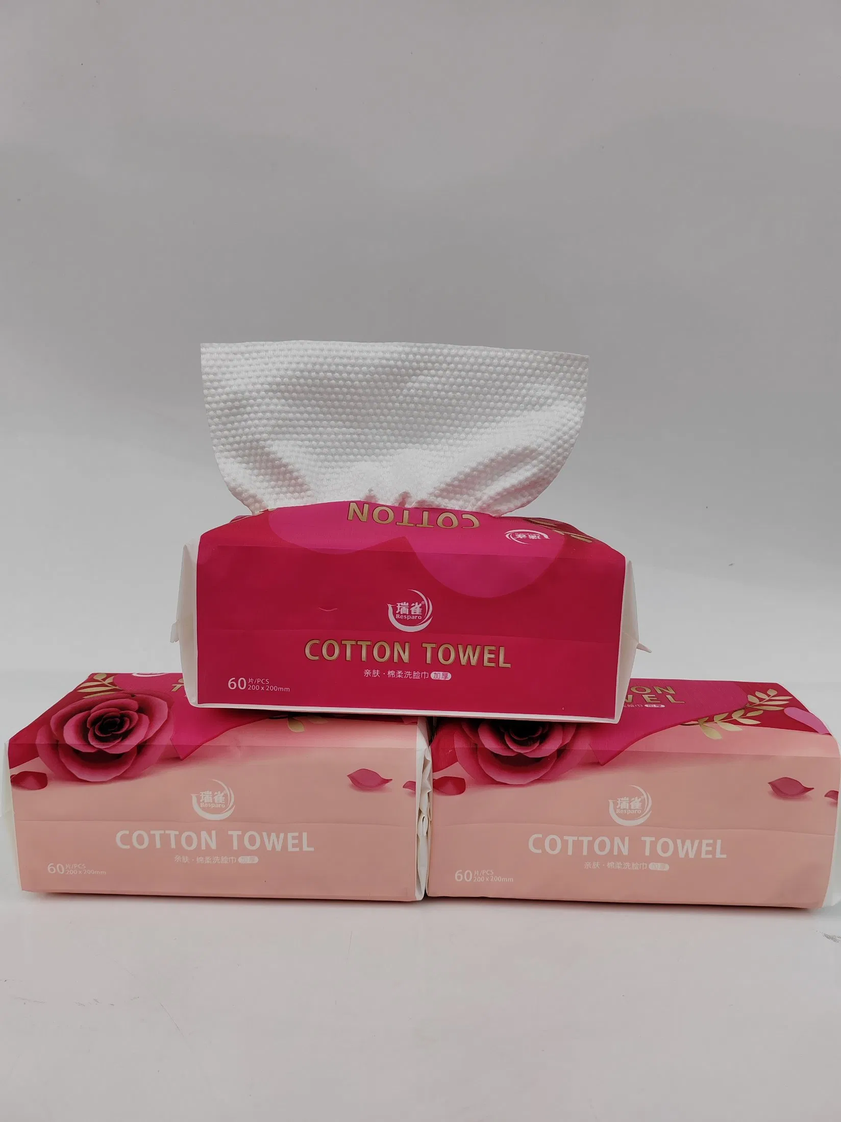 Daily Cleaning Cotton Face Towel Disposable Ultra-Soft Facial Tissue Face Dry Wipes