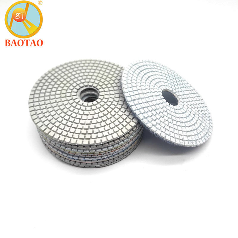 Customizable Snail Lock Granite Polishing Machinery-Wet/Dry Polishing Pads OEM Supported Includes Buffing Pads