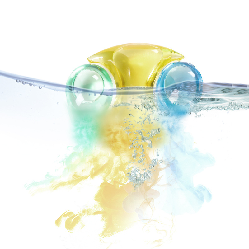 3-in-1 Concentrated Laundry Detergent Pods Deep Clean Stain Removal Color Protection Long-Lasting Fragrance Beads