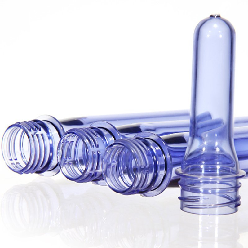 High-Quality Blue Transparent 5-Gallon Pet Preforms From China (20L/700g/730g) , Suitable for Water Bucket Production.
