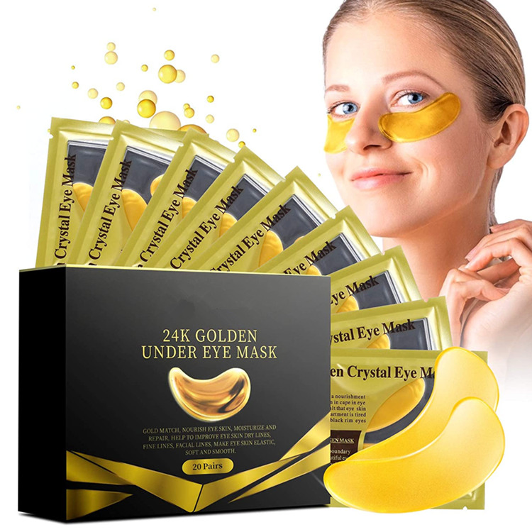Anti Wrinkle 24K Golden Under Eye Mask for Men and Women
