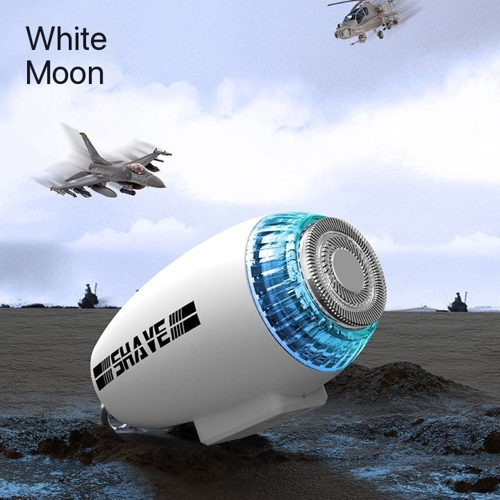 D08 Mini Electric Turbine Aircraft Head Shaver Beard Razor