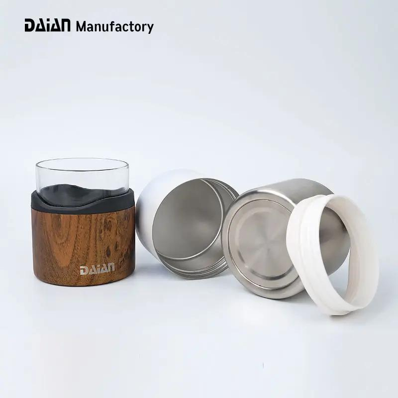 Термочехол для виски 9oz, сталь, двойные стенки