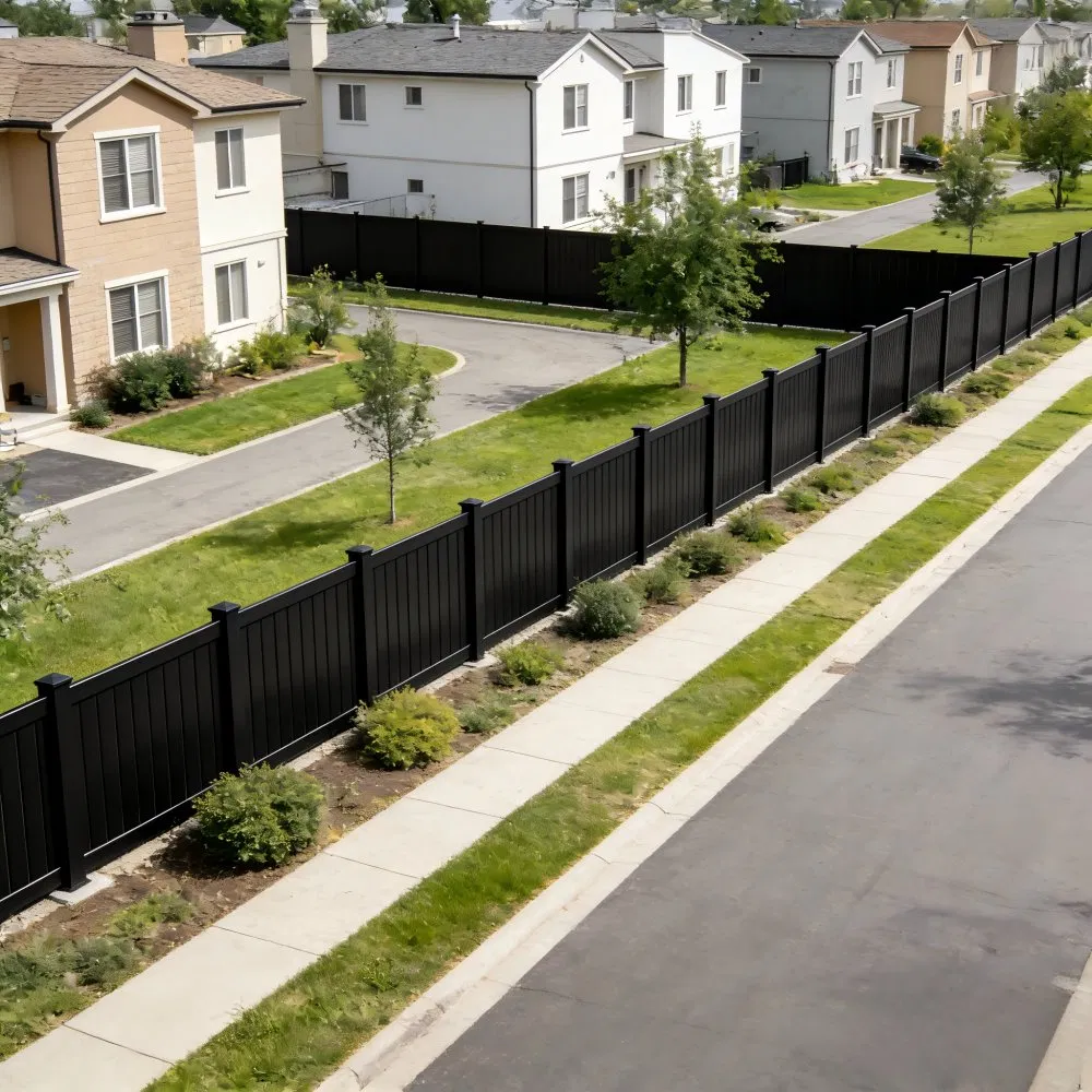 Low-Maintenance Anti-Corrosion Aluminum Guardrail with Self-Cleaning Coating for Garden Perimeter Fencing Aluminum Railing