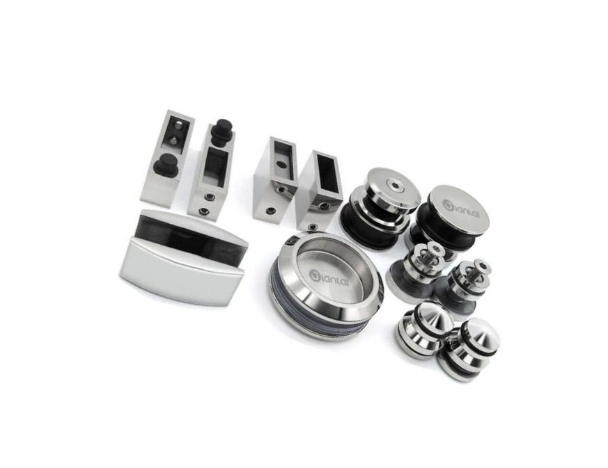 Frameless Shower Glass Door Sliding Open Accessories