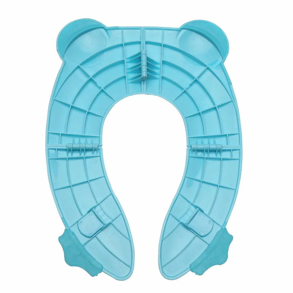 Folding Frog Shaped Plastic Baby Potty Toilet Seat for Kids