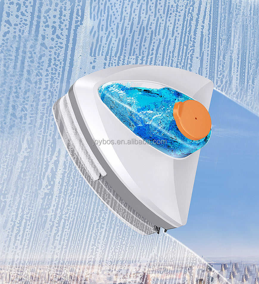Magnetic Automatic Water Discharge Double-Layer Wiper Household Special Window Cleaner