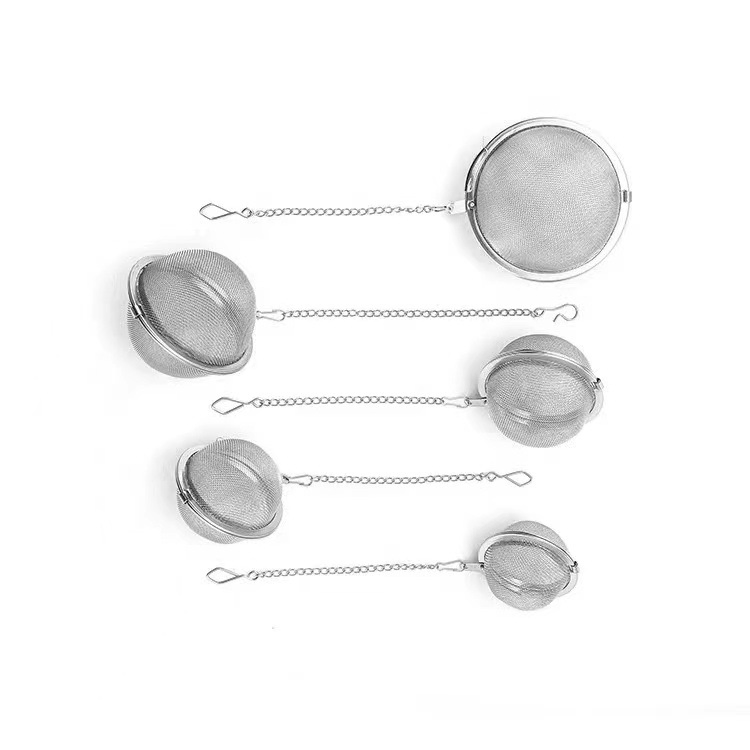 304 Stainless Steel Tea Set/Tea Ball Strainer/Tea Ball Filter Infusers Mesh with Chain