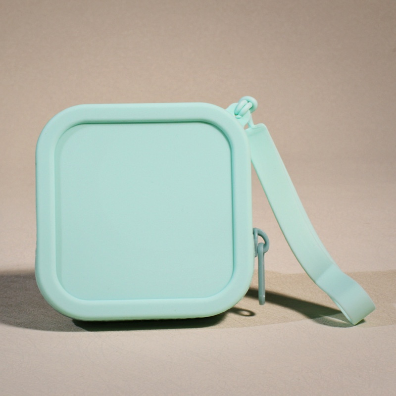 Mini Silicone Makeup Bag Pouch with Dustproof Cover Small Coin Bag Cosmetic Travel Organizer for Purse Toiletries