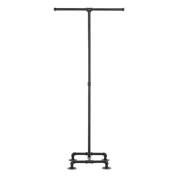 Industrial Water Pipe Coat Rack Floor Hanger Simple Bedroom Household Clothes Bag Rack