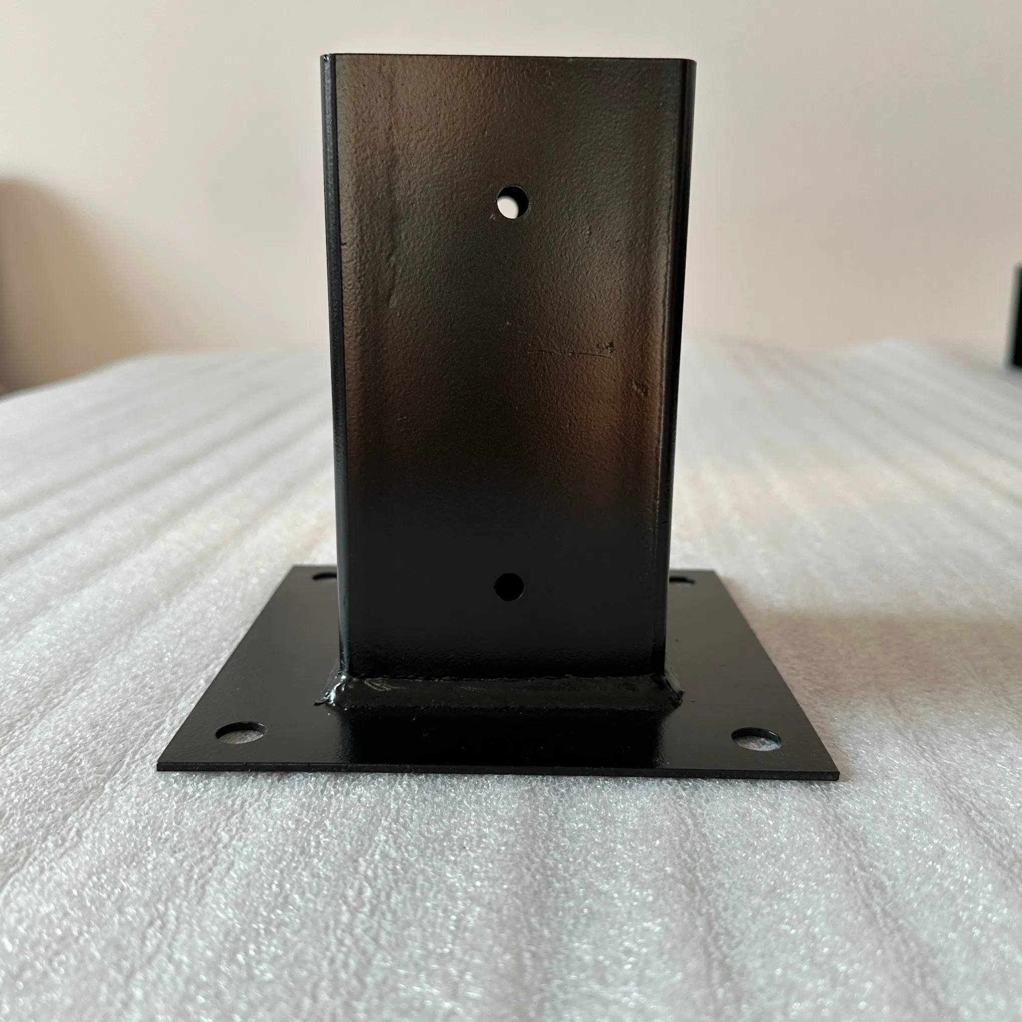 Black Powder Coating Grid Pergola Bracket Posts for Column Standing