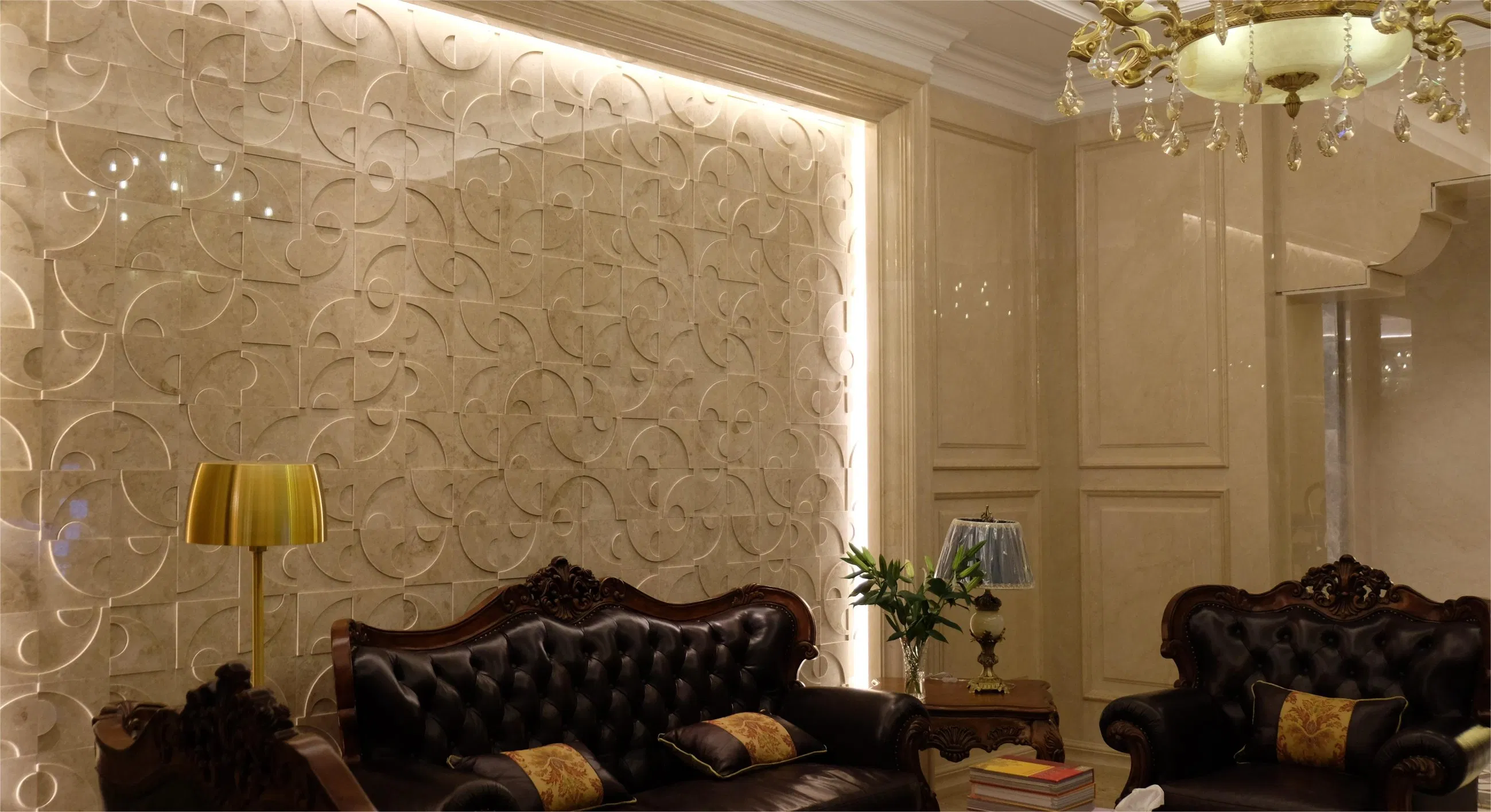 China Carrara Cheap/Natural/Stone White Marble Slabs Apartment Interior/Design Flooring/Walling/Countertop/Stairs /Plates/Water-Jet/Puzzle/Mosaic