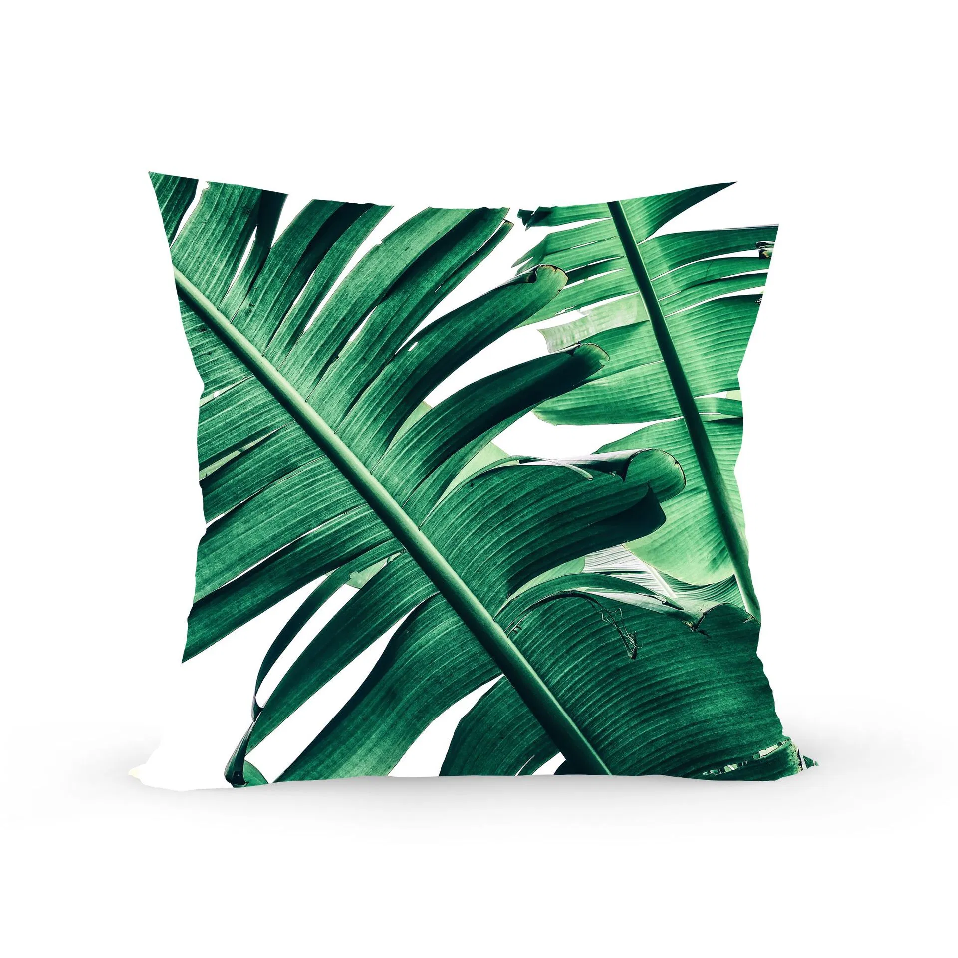 Wholesale Linen Custom Plant Printing Cushion Cover