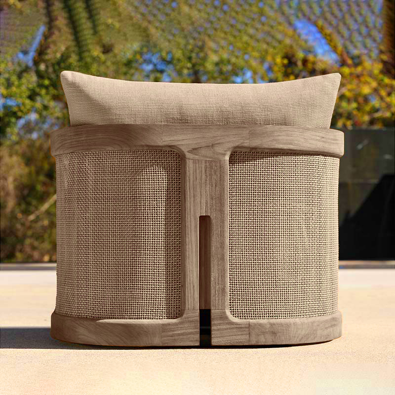 Садовая мебель массив тика журнальный столик диван патио