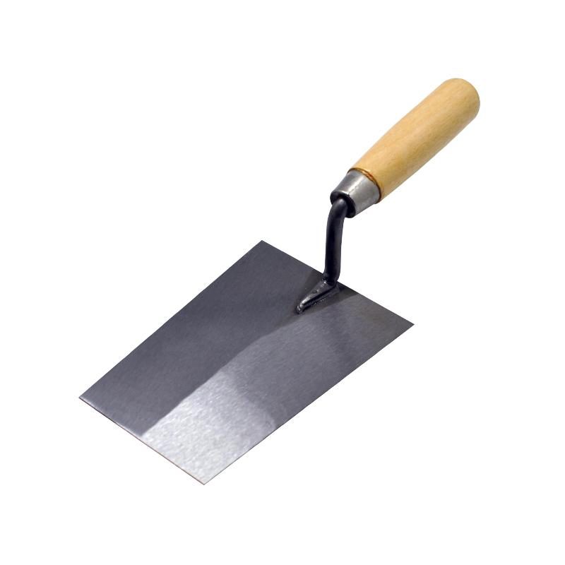 MSN Pointed Carbon Steel Trowel with Wooden Handle
