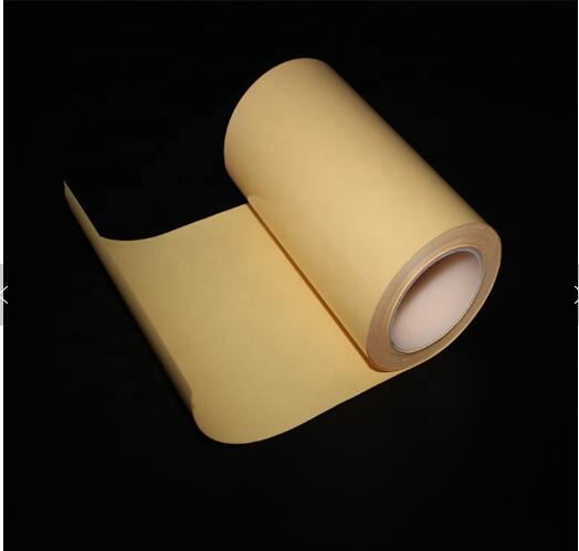 Yellow Single Side PE Silicone Kraft Release Paper