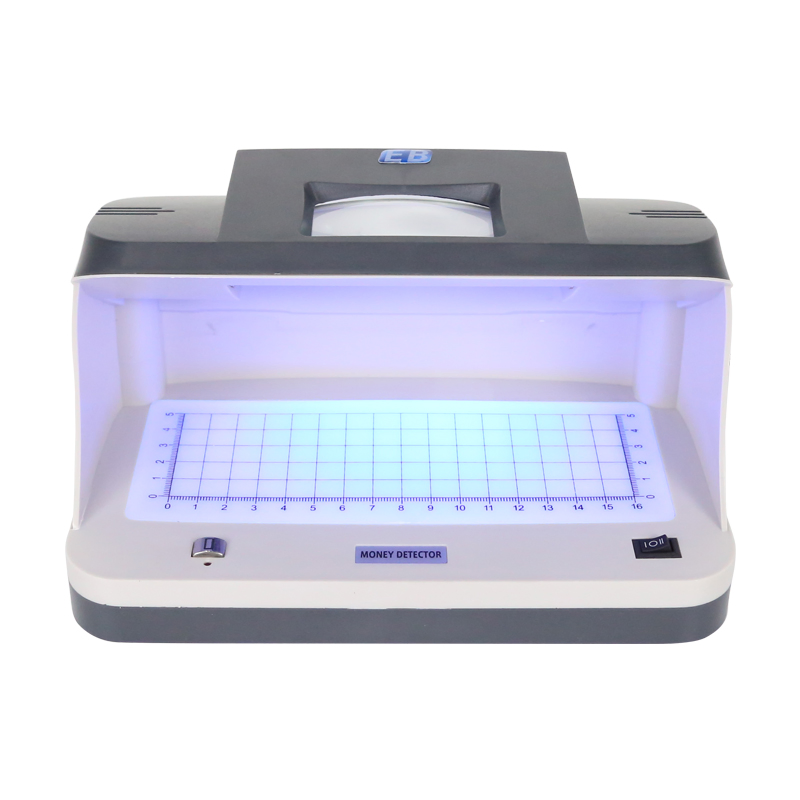 DC-2089P Money detector featuring white light with UV lamp magnifying lens detector de billetes falso