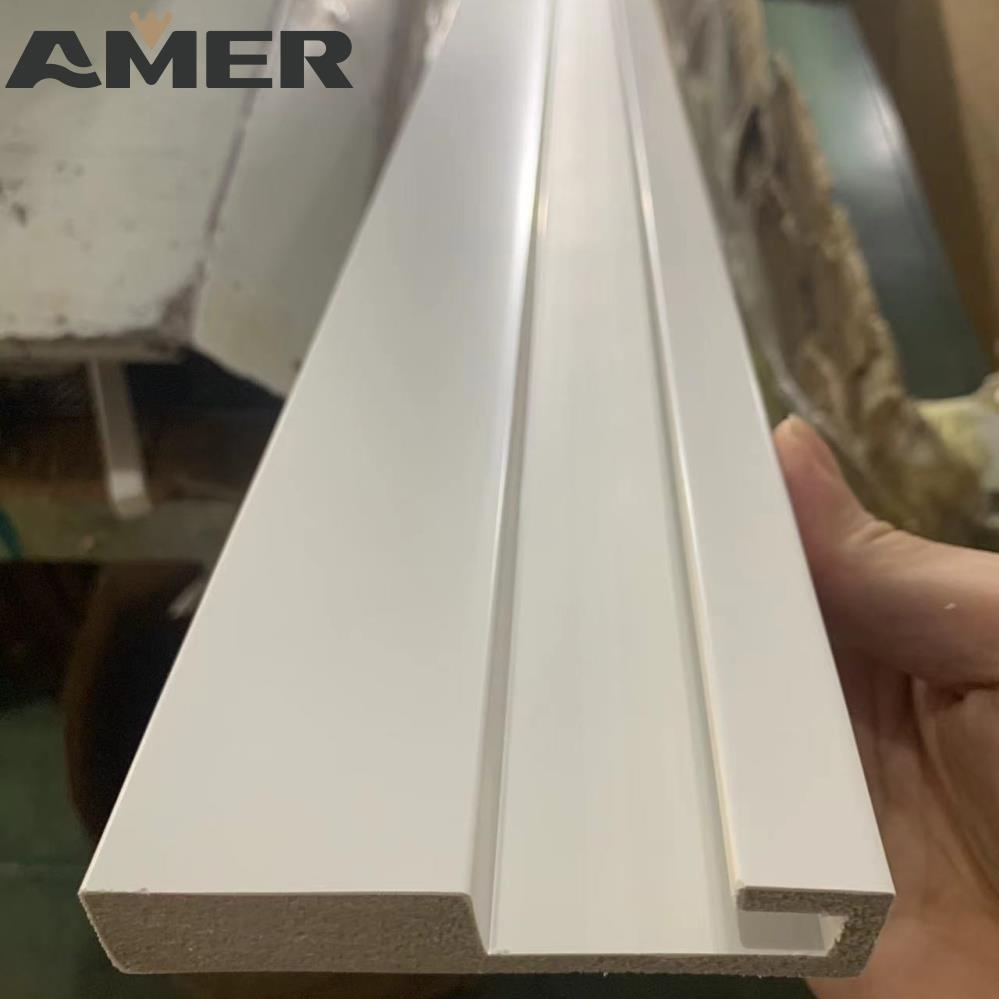 Modern PS Skirting Board PVC Kitchen White MDF Tile Baseboards Skirting