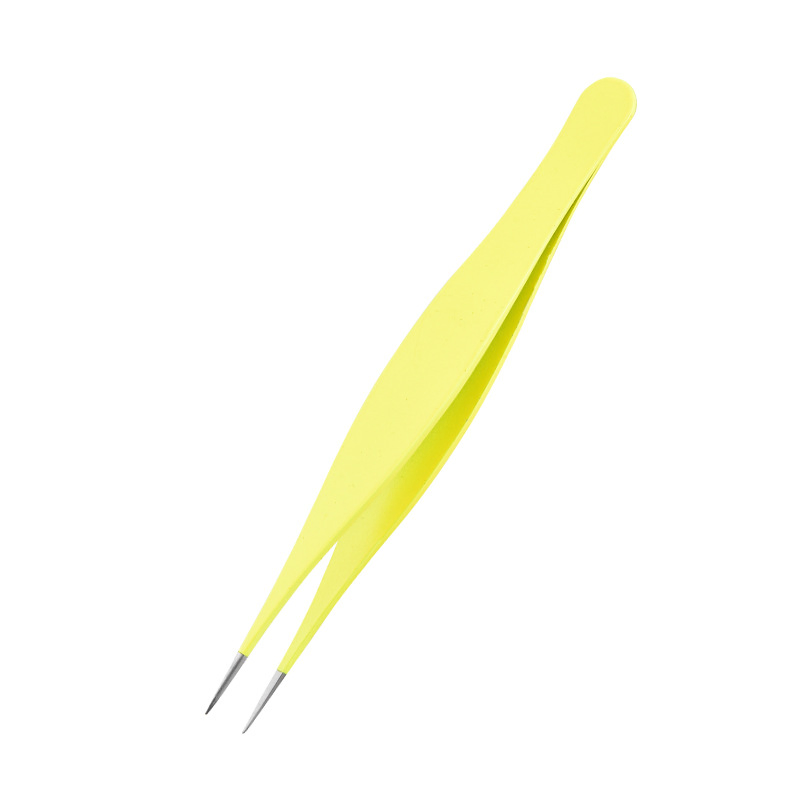 Colored Precision Slender Point Tweezers for Acne Blackheads Remover Lash Eyelash Extensions