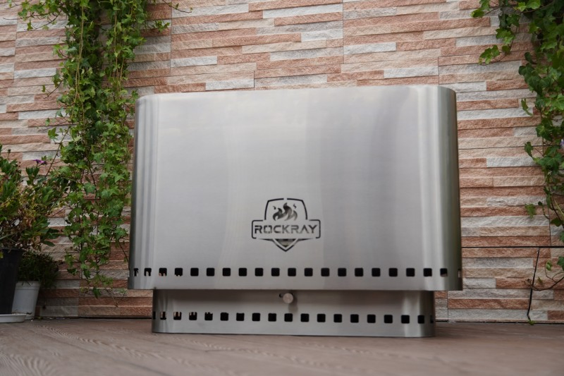 Портативная дровяная печь-камин из нержавеющей стали