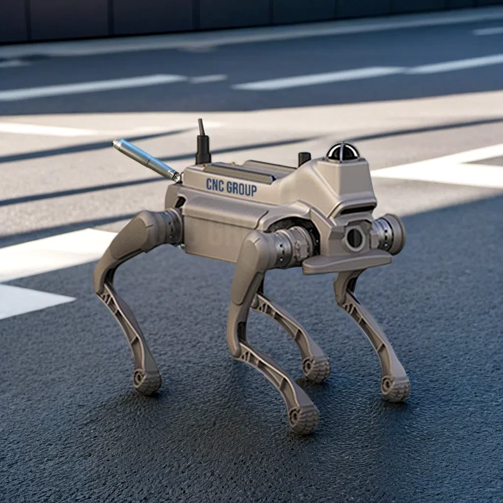 China Manufactures Large-Scale Simulated Electronic Body Intelligent Four-Legged Intelligent Robot Dog