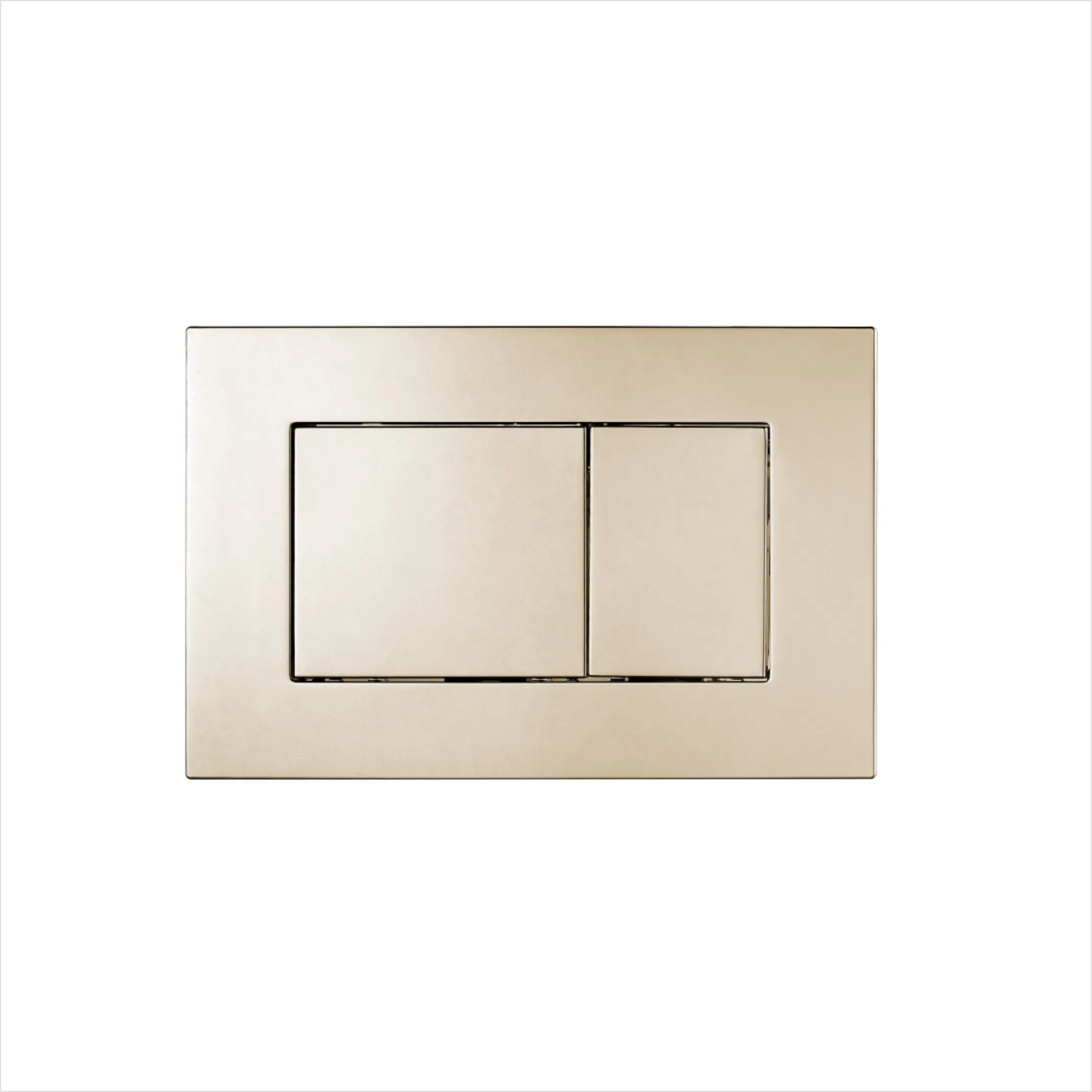 High-End Stainless Steel Square Toilet Flush Panel Dual Flush Plate Button for Bathroom Upgrade