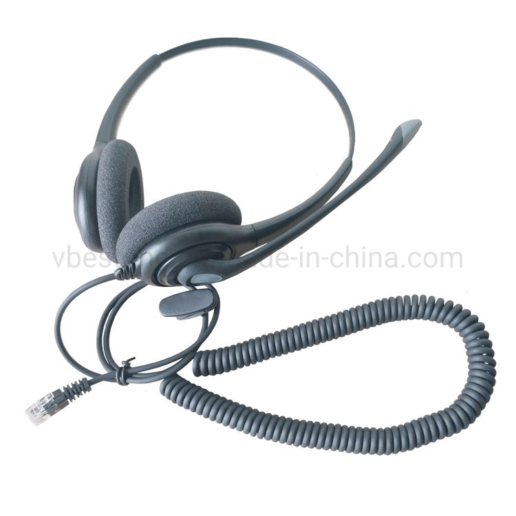 Call Center His Cable Qd Adapter for Telephone Headset VoIP Phones
