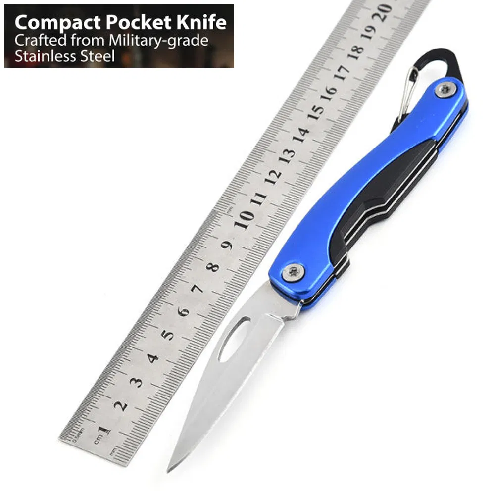 K120A Utility Folding Knife Keychain EDC Knife for Camping Hiking Premium Gift