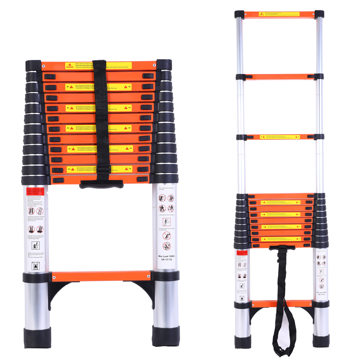 En131 OEM Multi-Purpose Aluminum Folding Stairs Telescopic Loft Ladder