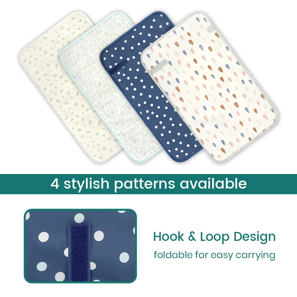 Reusable-Foldable and Colorful Baby Changing Pad Travel
