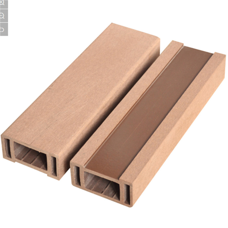 Good Hardness Wood Plastic Composite Railing / WPC Balustrade for Outdoor Garden / Villa