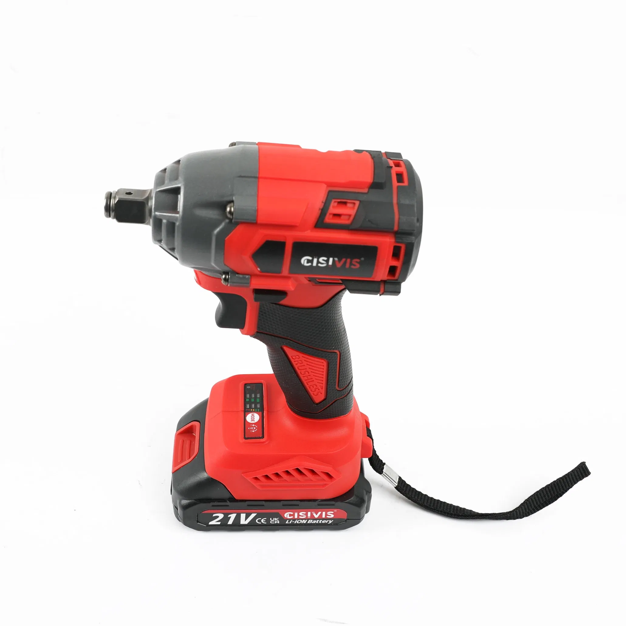 Cisivis 280n Brushless Cordless Impact Wrench with Lithium Battery for Automotive Repair and DIY Home Maintenance Lightweight Design