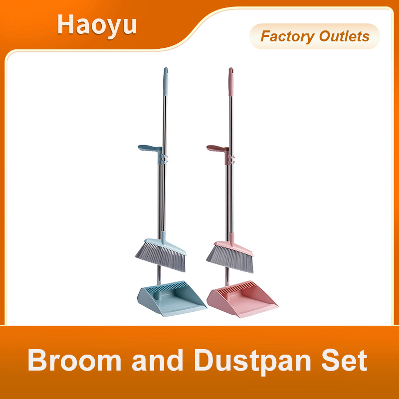 Broom Comb Dustpan Set Broom and Dustpan Set Broom and Dustpan Set for Home Dustpan and Brush Set Upright Dustpan and Broom Set Lobby Broom and Dustpan Set