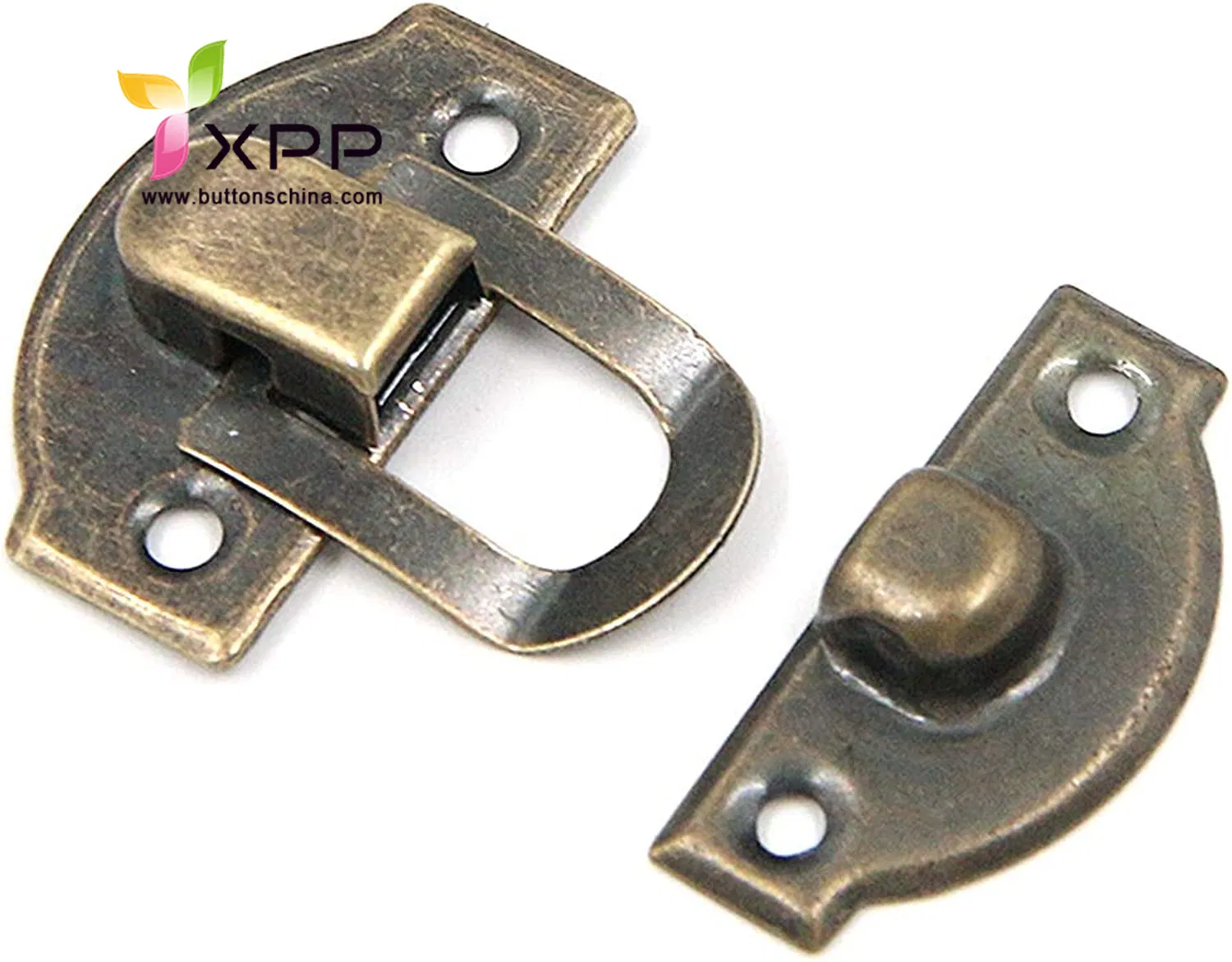 Round Box Lock Mady by Iron for Wooden Box