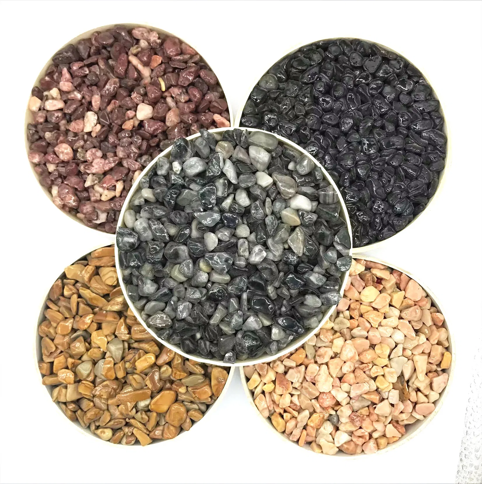 Premium Permeable Epoxy Pebble Stones for Decorative Flooring