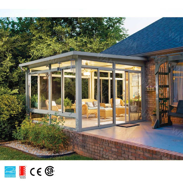 Versatile Aluminum Garden Solarium with Insulated Glass Design