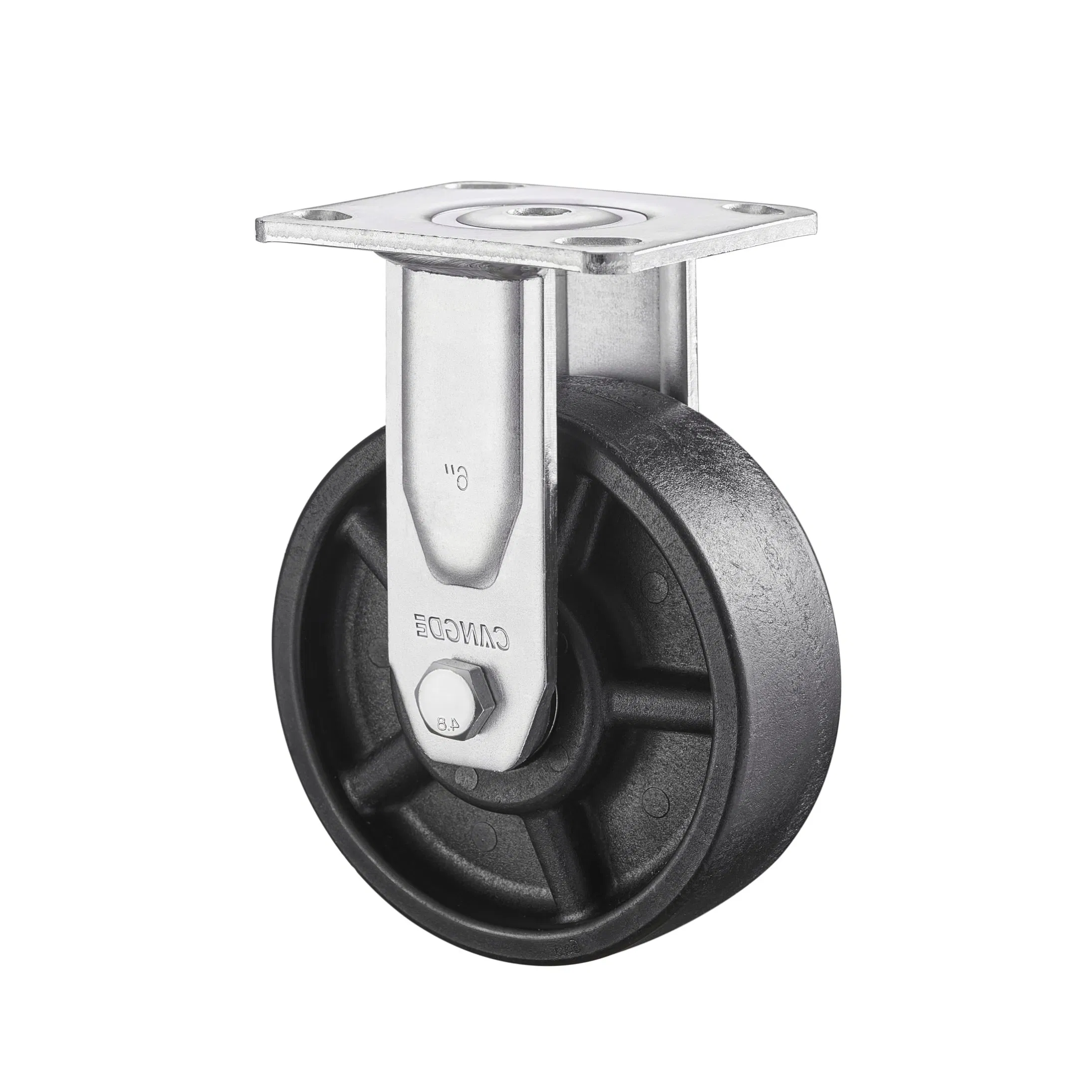 High Temperature Resistance Casters Heated Wheel 4 5 6 8 Inch Heavy Duty