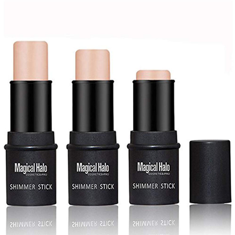 OEM Custom Highlighter Stick Shimmer Cream Powder Waterproof Light Face Cosmetics