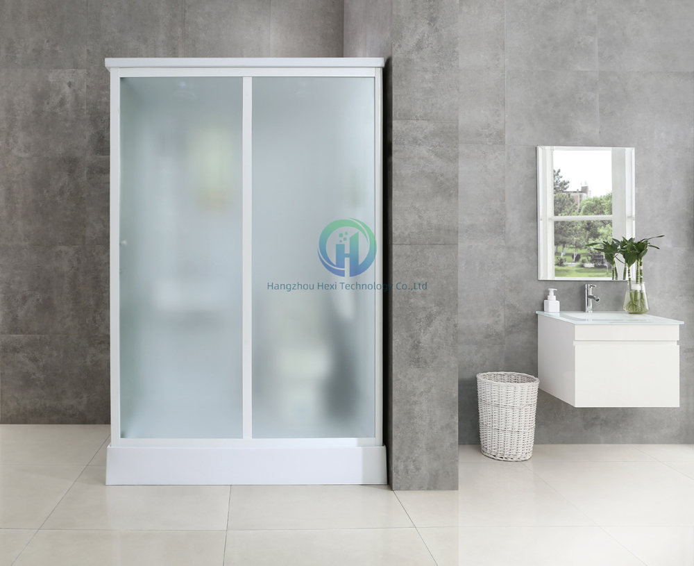 White Prefab Bathroom Toilet with Luxury Sanitary Ware All in One Bathroom