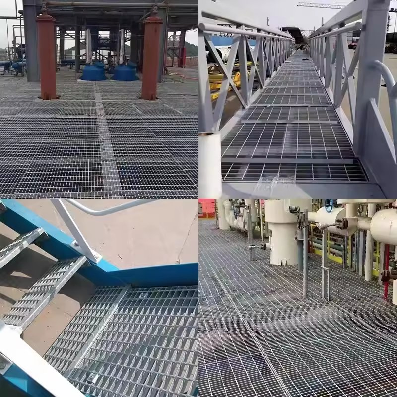 Heavy-Duty Steel Walkway Grating for Secure Ditch Coverage