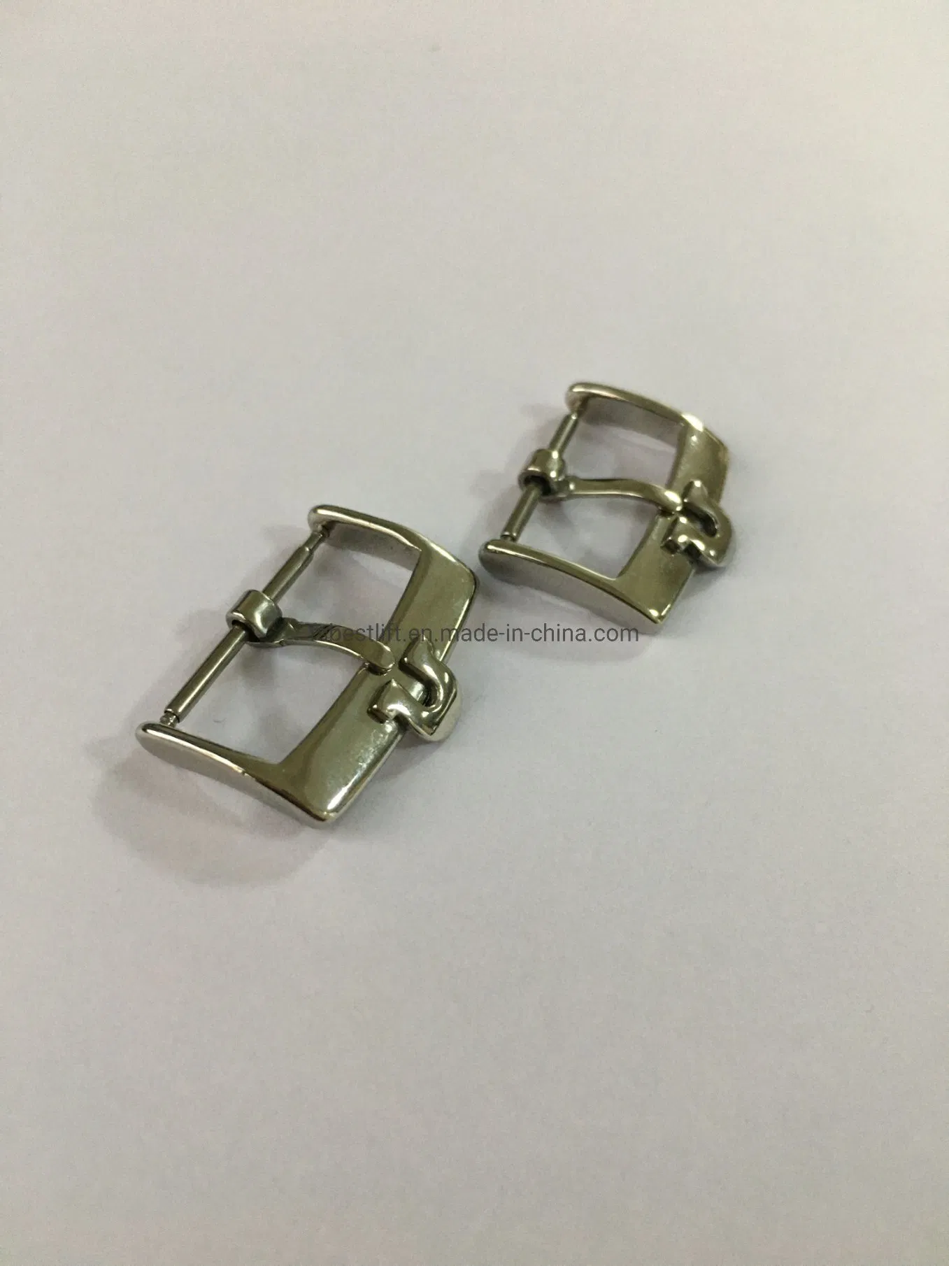Stainless Steel Tang Buckle for Watch Band Strap Silver Gold