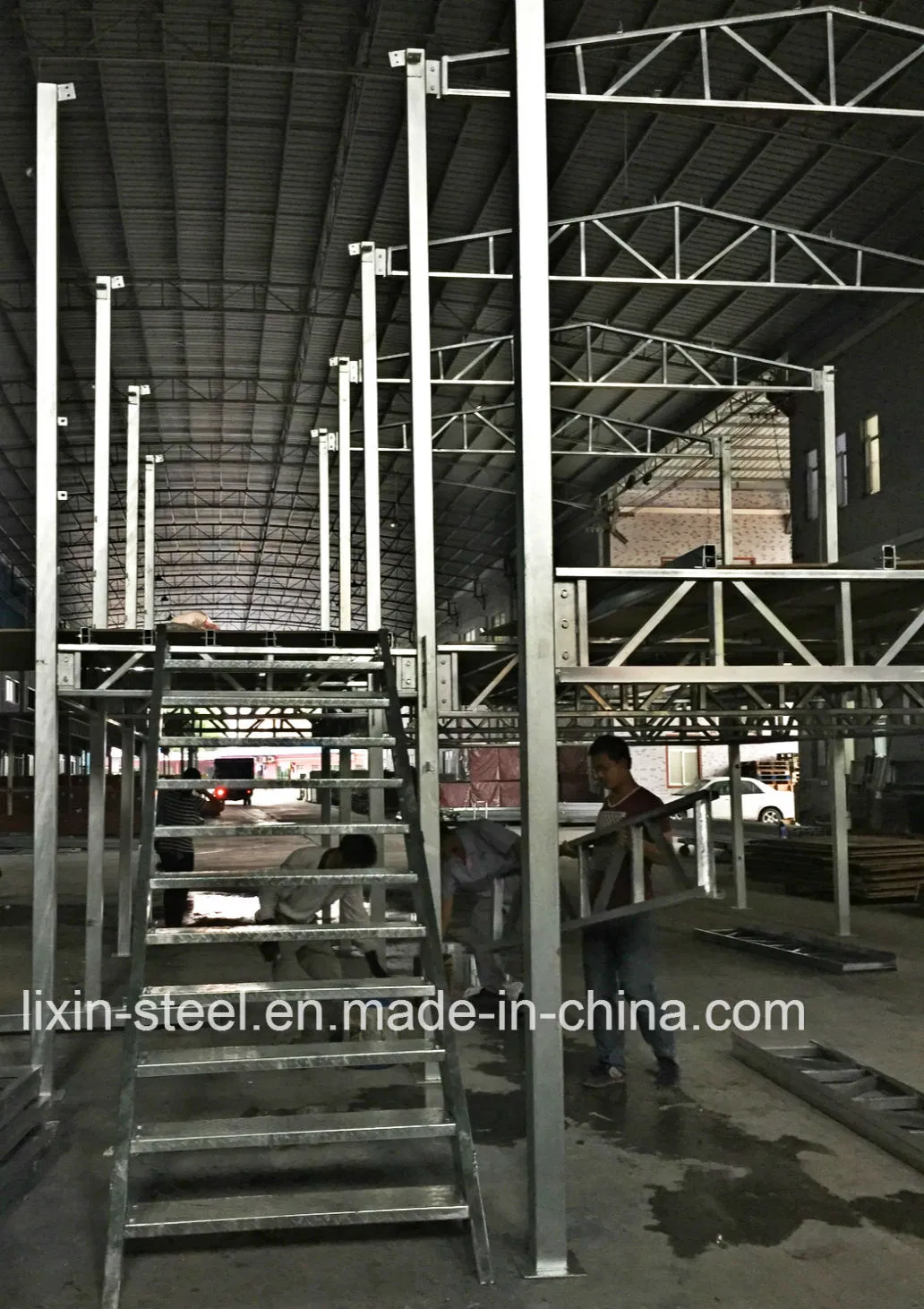 Fast and Easy Installation Prefabricated Steel Structure Staircase Construction