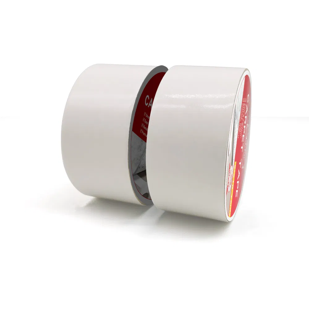 2 Inch by 60 Feet White Indoor / Outdoor Carpet Edge Binding Tape for Tile Floors