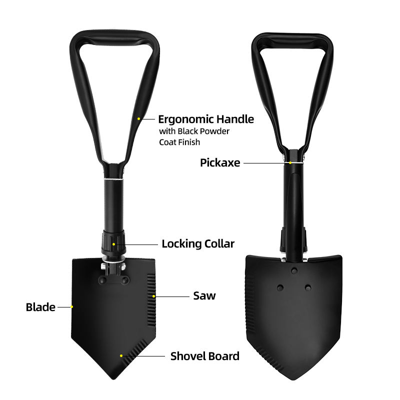New Arrival Multifunction Folding Portable Digging Outdoor Tool Survival Camping Tactical Shovel