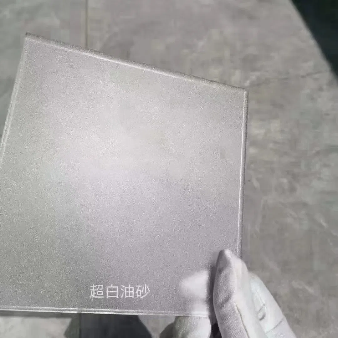 4mm 5mm 6mm 8mm 10mm 12mm Colored /Figured / Tinted /Design/Art Construction Tempered Toughened Acid Etched Matte Frosted Glass for Shower Room Door Panels