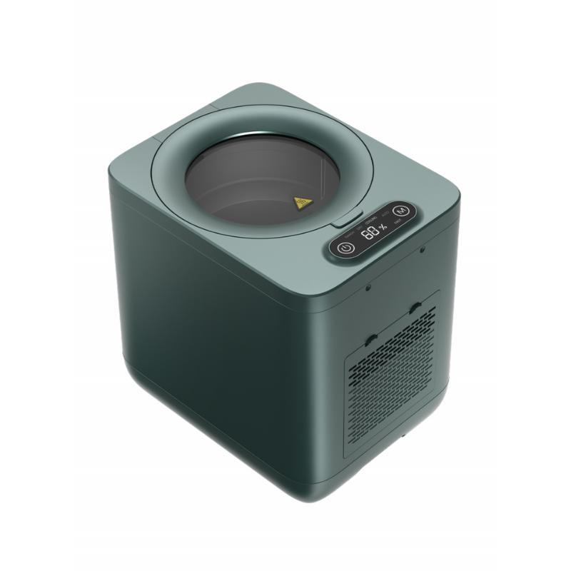 Eco-Friendly Food Shredder Featuring Odor-Removing Carbon Cartridge for Fresh Kitchens