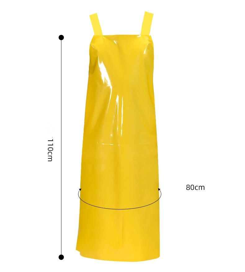 Tear Resistance Blue Apron Reusable Industrial TPU Apron for Meat Processing Handling