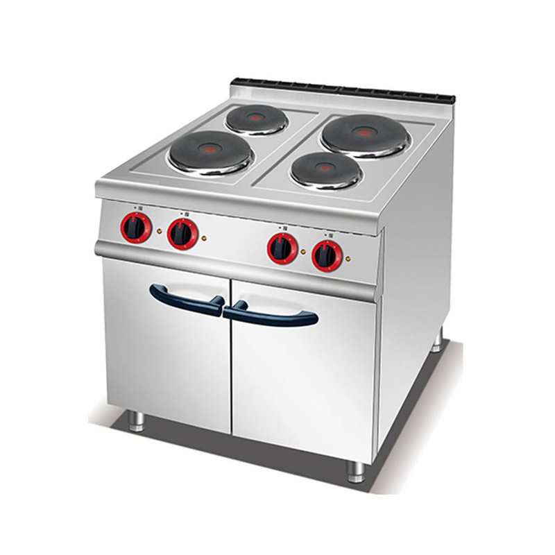 L6017f Stainless Steel 4 (2/6) Burner Electric Induction Cooker Commercial Countertop 4 (2/6) Burner Electric Cooking Stove Kitchen Equipment