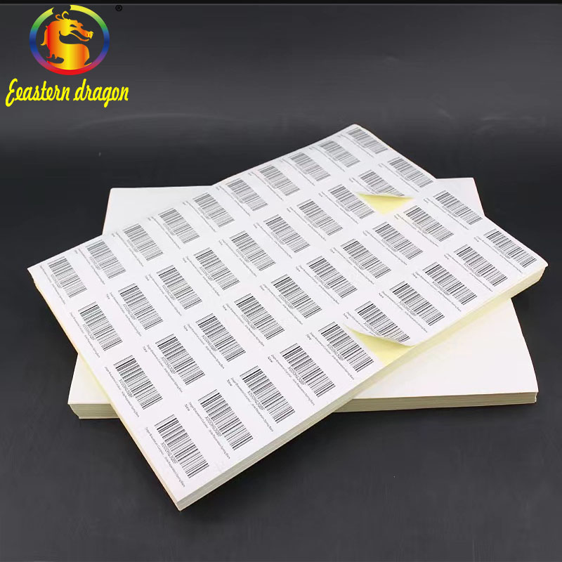 White Crack Back Adhesive Paper