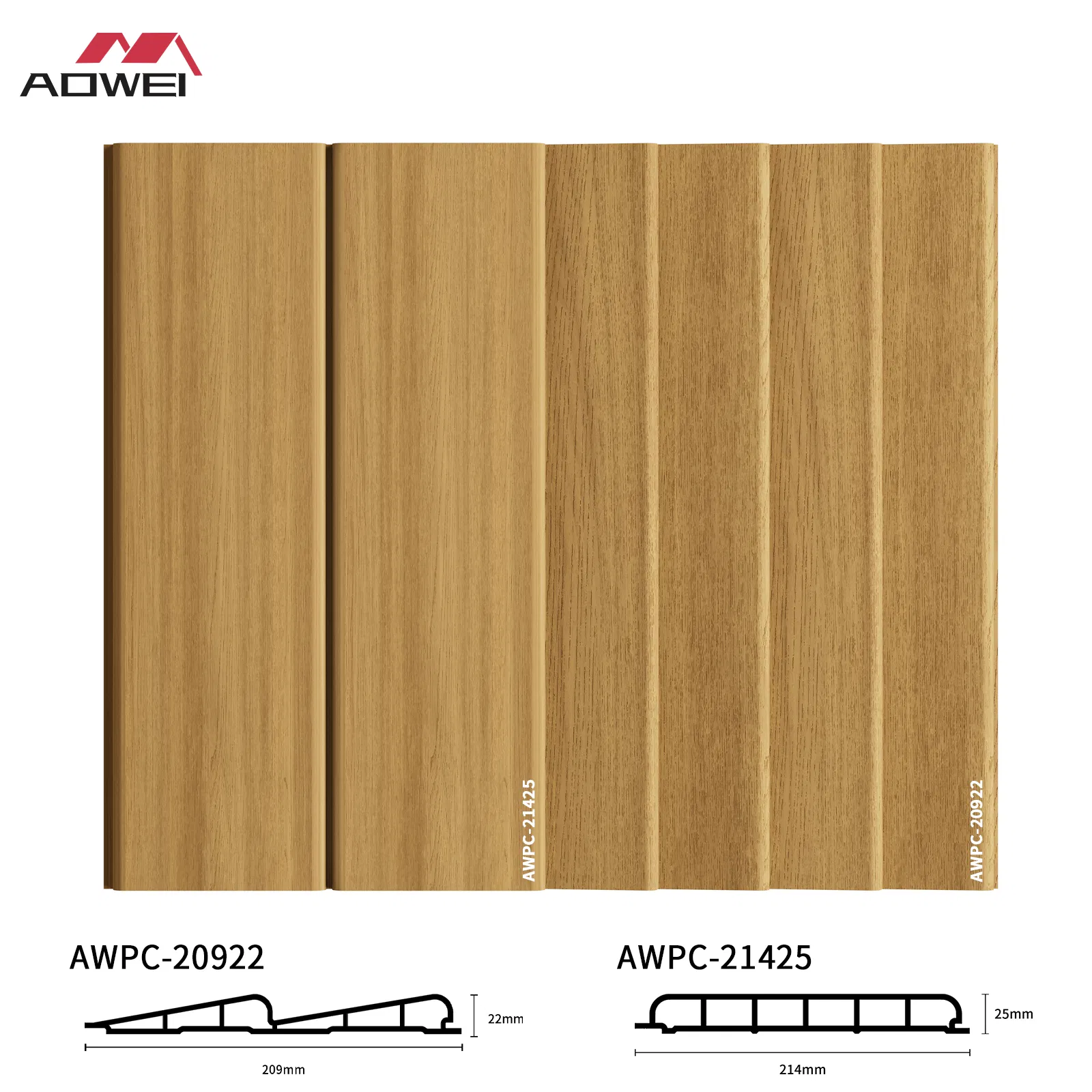 High-Performance WPC Wall Panel with Customized Thickness and Length
